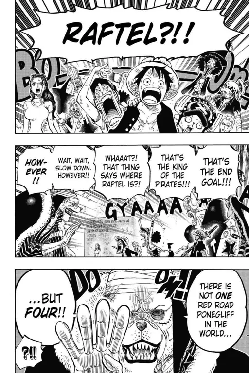 Luffy berjuang bersama para Mink melawan pasukan Kaido.