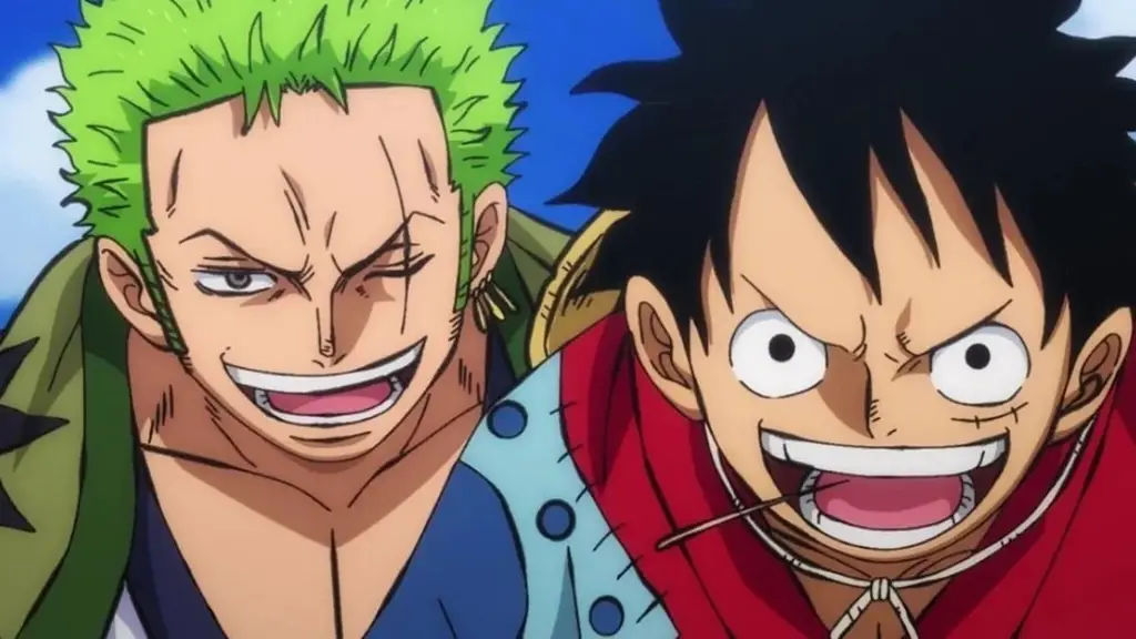 Luffy dan Zoro beraksi di arc Wano