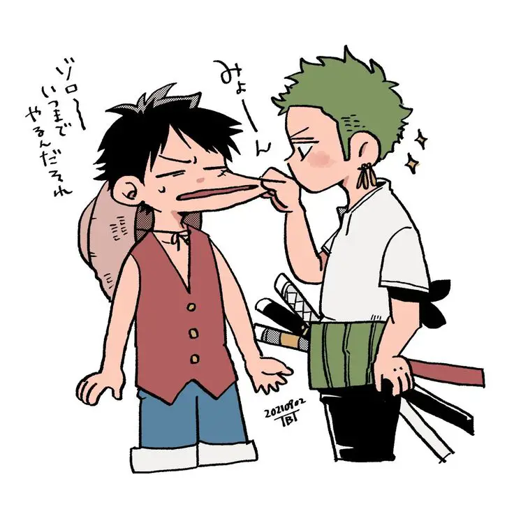 Gambar Luffy dan Zoro