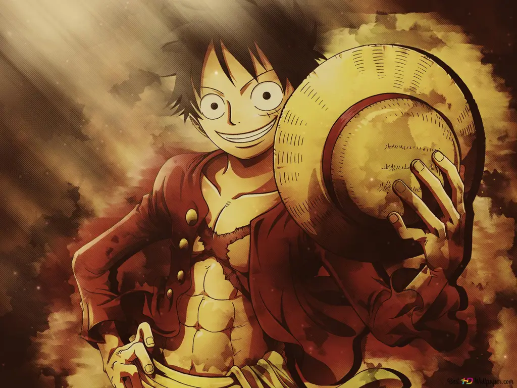 Gambar Monkey D. Luffy, karakter utama One Piece