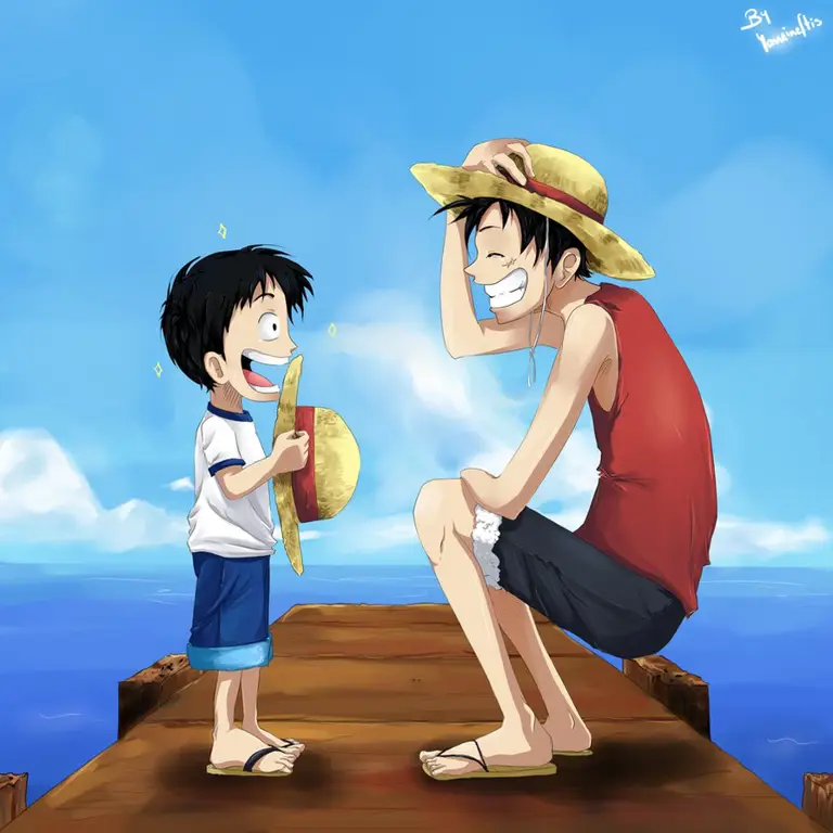 Luffy, Kapten Topi Jerami Gambar Monkey D Luffy