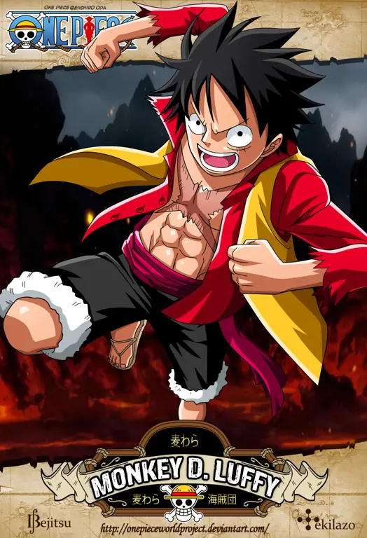 Gambar Monkey D. Luffy dari One Piece