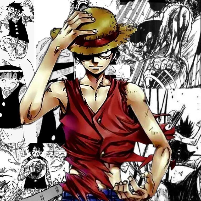 Gambar Luffy si karakter utama One Piece