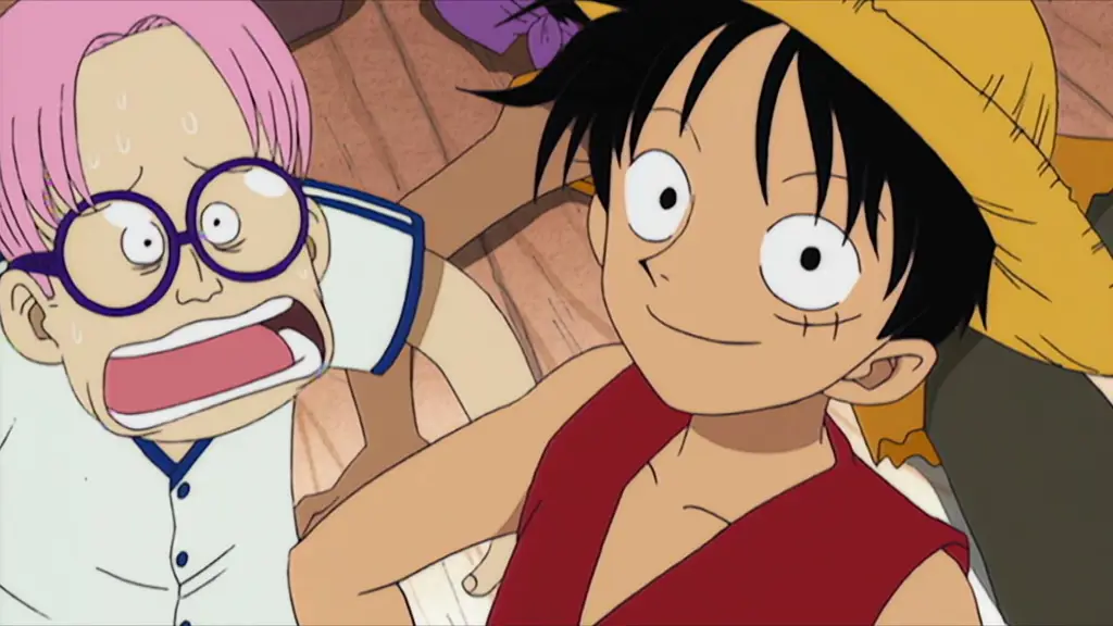 Luffy di episode pertama One Piece