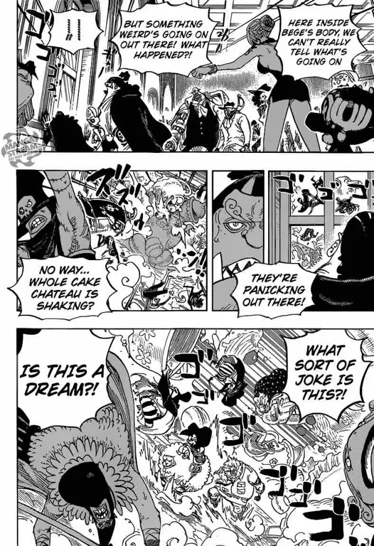 Luffy dalam One Piece chapter 872