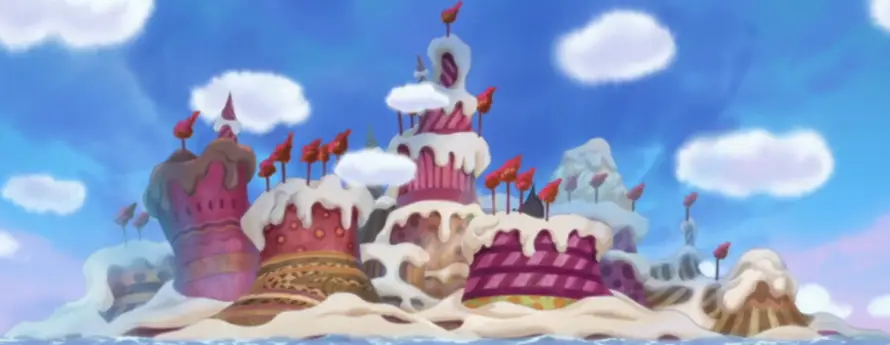 Luffy di Whole Cake Island