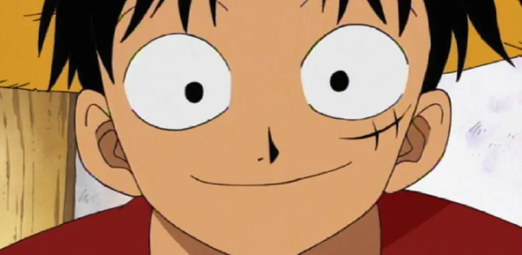 Luffy di episode pertama One Piece