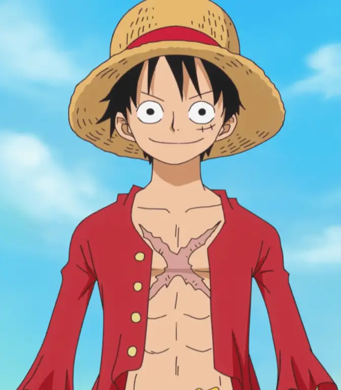 Potret Monkey D. Luffy, kapten Topi Jerami.