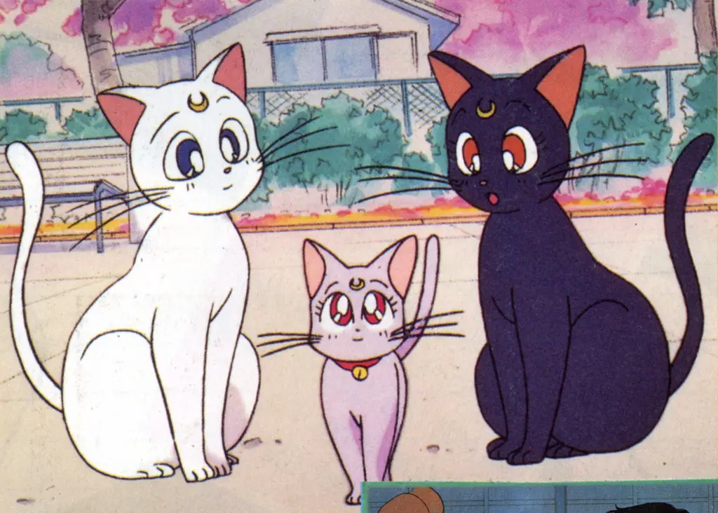 Luna, kucing hitam yang bisa bicara, sahabat Sailor Moon