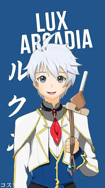 Lux Arcadia, karakter utama yang lemah namun memiliki potensi besar Gambar Lux Arcadia dari anime Saijaku Muhai no Bahamut Lux