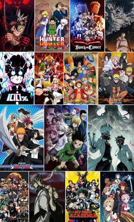 Macam-Macam Genre Anime Kumpulan gambar berbagai genre anime