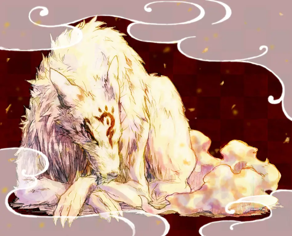 Gambar Madara, kucing yokai dalam Natsume Yuujinchou