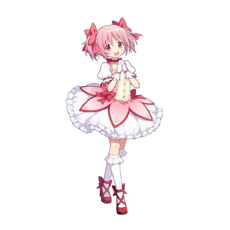 Ilustrasi Madoka Kaname dari anime Puella Magi Madoka Magica