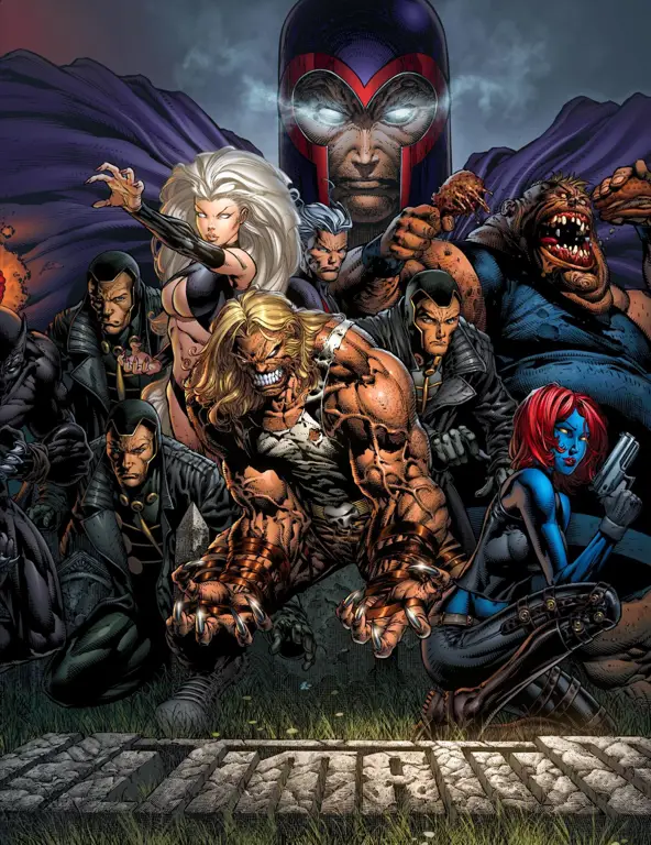 Gambar Magneto bersama Brotherhood of Mutants