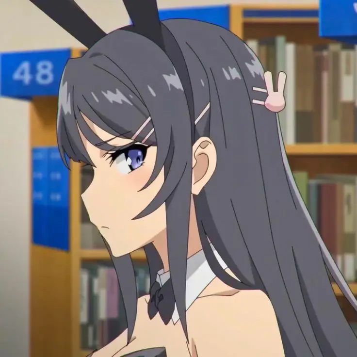 Gambar Mai Sakurajima sebagai Bunny Girl