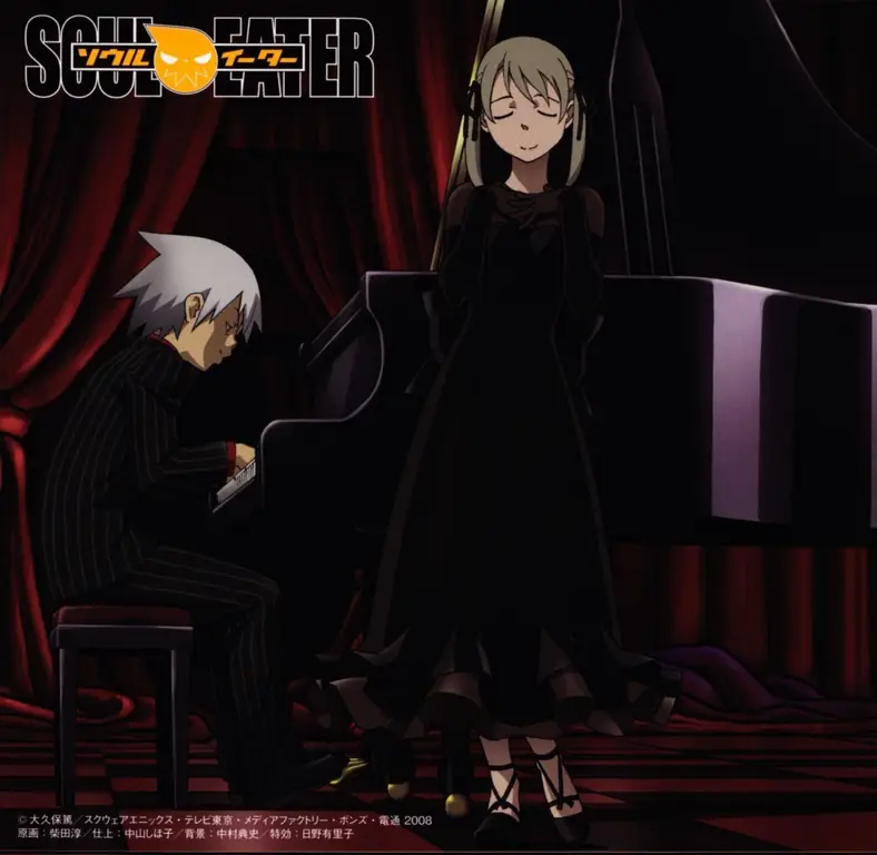 Maka dan Soul dari Anime Soul Eater