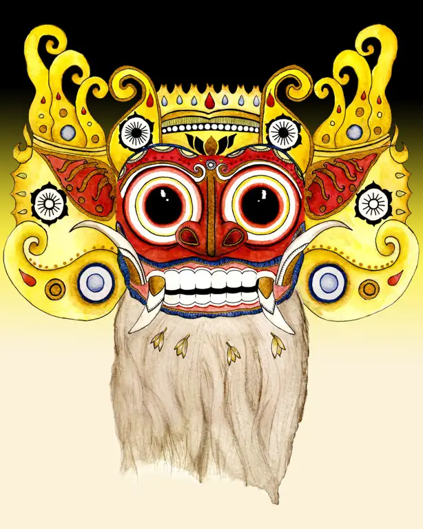 Ilustrasi makhluk mitologi Indonesia