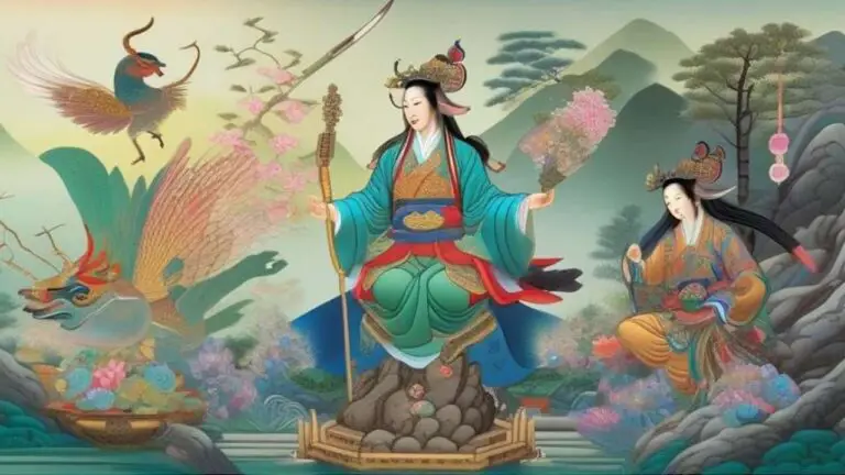 Seni rupa yang menggambarkan makhluk-makhluk mitologi Korea