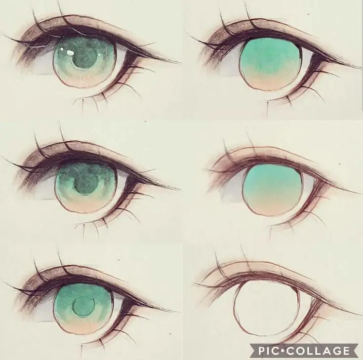 Simbolisme warna mata dalam anime