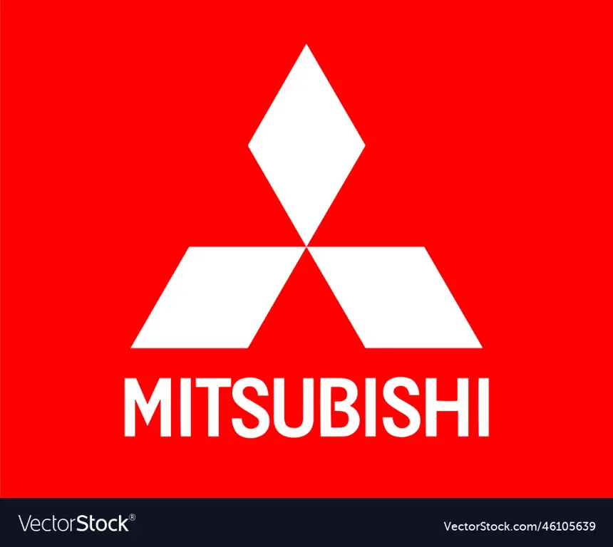 Warna-warna logo Mitsubishi