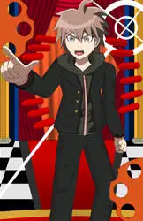 Gambar Makoto Naegi sebagai simbol harapan