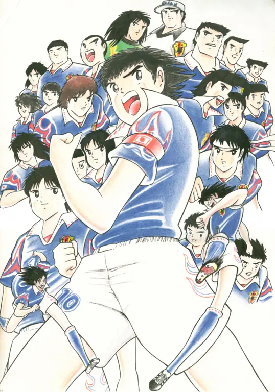 Gambar manga Captain Tsubasa