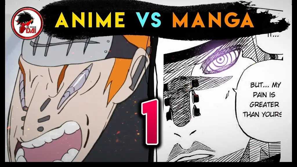 Perbandingan manga dan anime Naruto