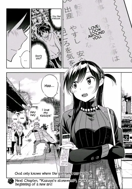 Gambar dari manga Rent a Girlfriend