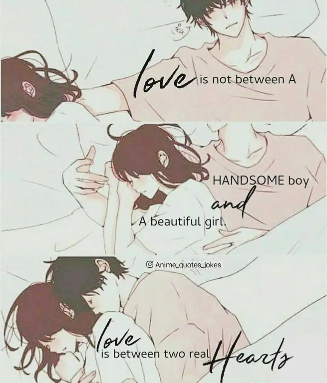 Pasangan anime yang lucu dan romantis