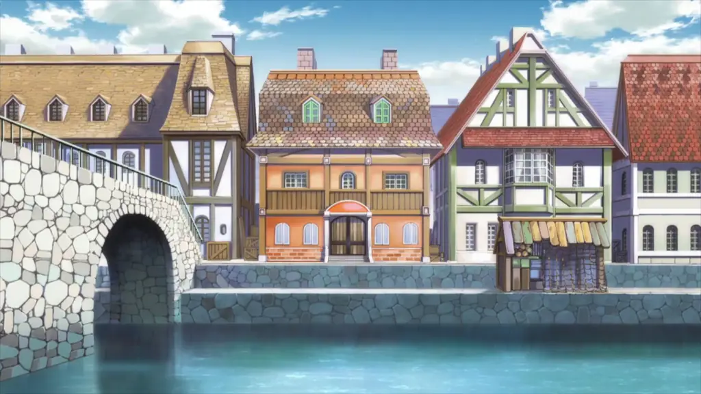 Gambar gedung serikat Fairy Tail