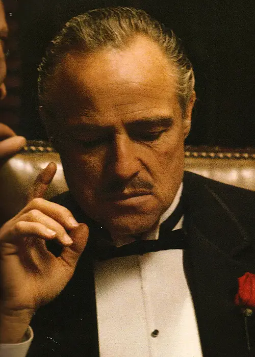 Marlon Brando sebagai Don Vito Corleone Marlon Brando sebagai Don Vito Corleone