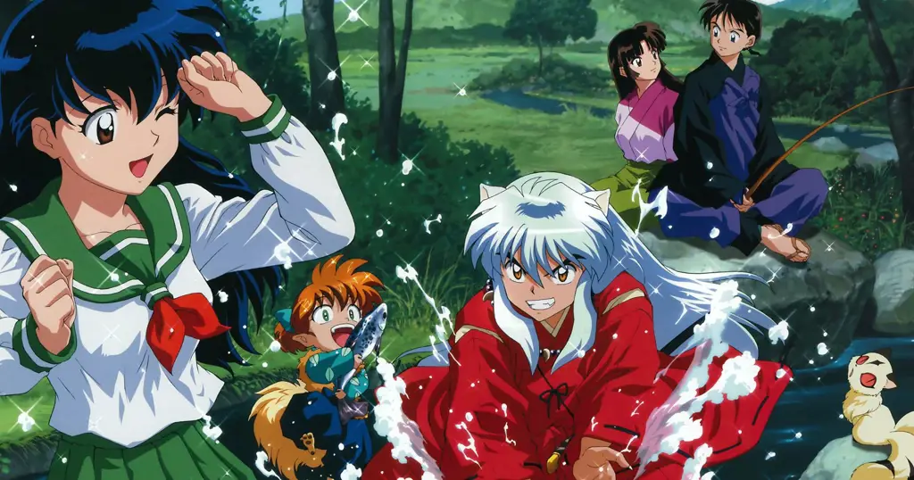 Gambar ilustrasi keluarga Inuyasha di masa depan