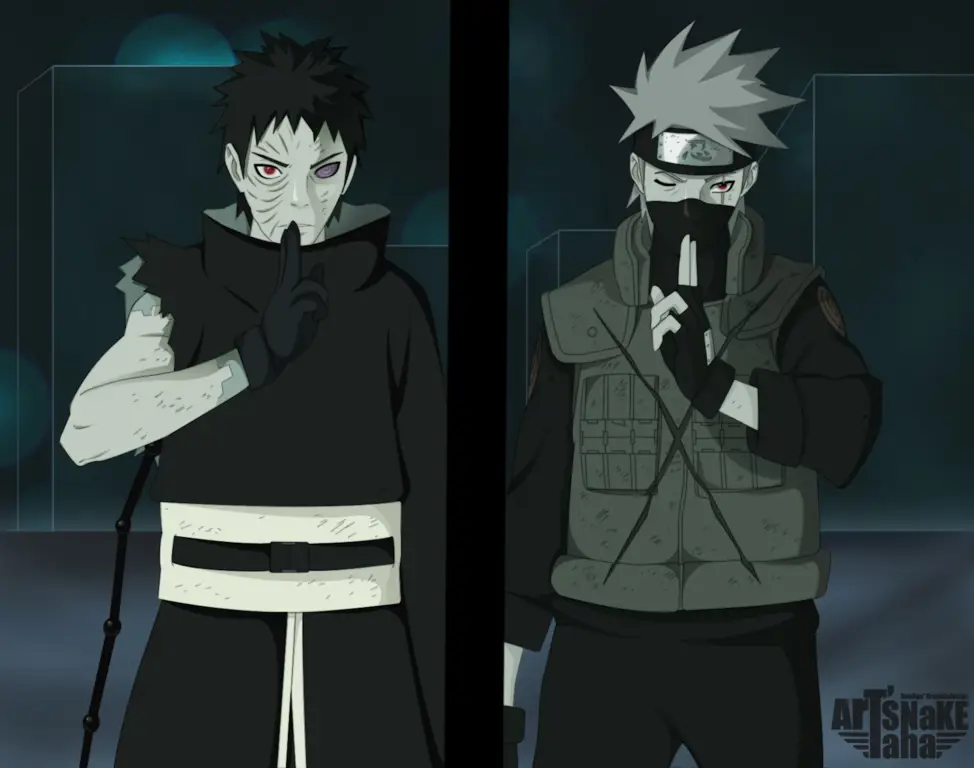 Kilasan balik masa lalu Kakashi dan Obito