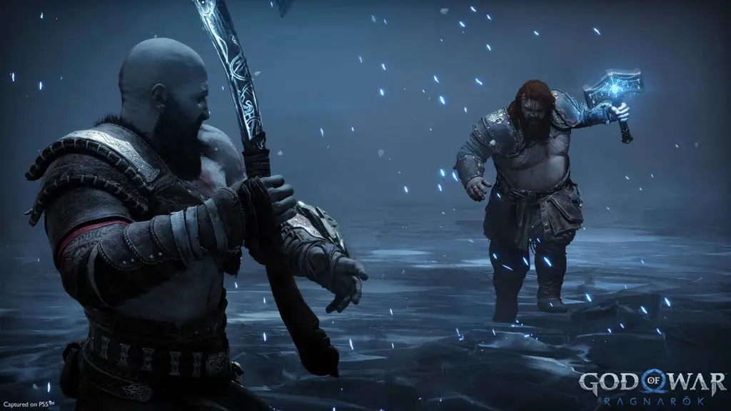 Gambar yang menunjukkan beberapa masalah gameplay di God of War Ragnarok