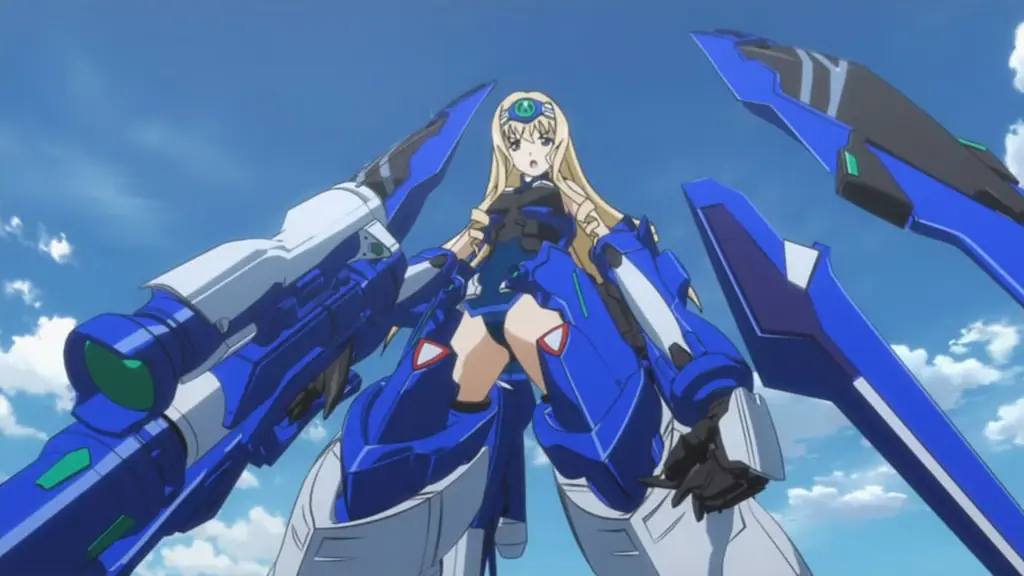 Gambar mecha Infinite Stratos yang canggih