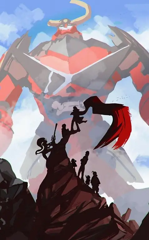 Gambar mecha dari anime Gurren Lagann