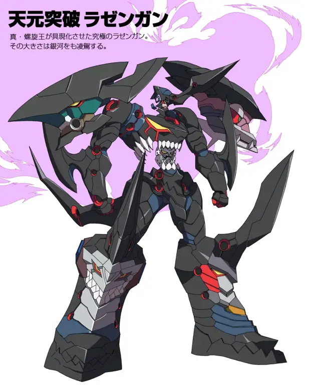 Gambar mecha dari anime Gurren Lagann