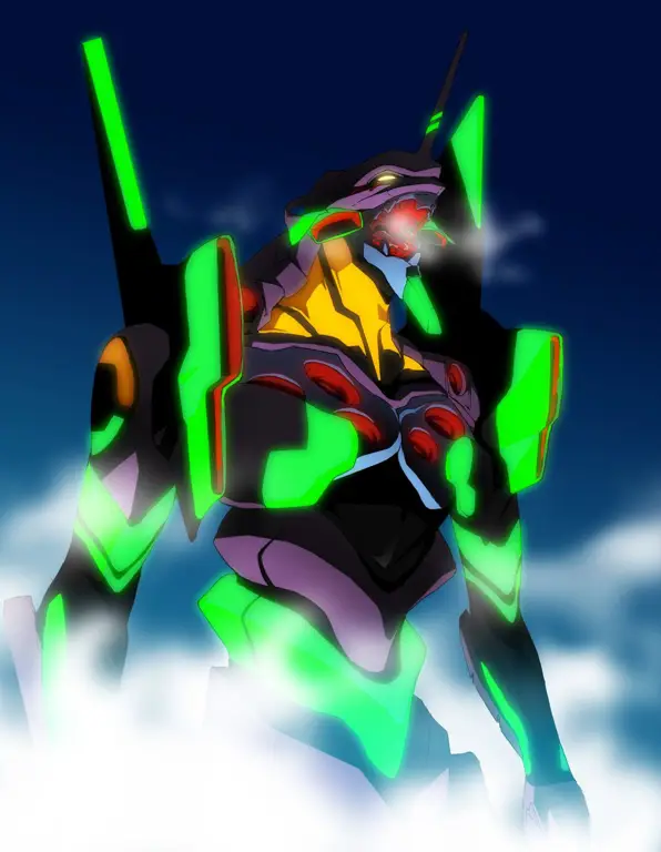 Gambar mecha dari Neon Genesis Evangelion