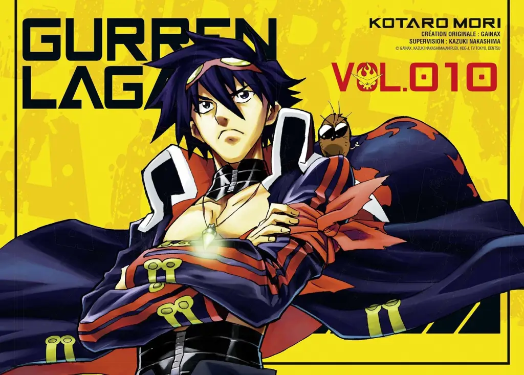 Gambar Gurren Lagann dan mecha lainnya