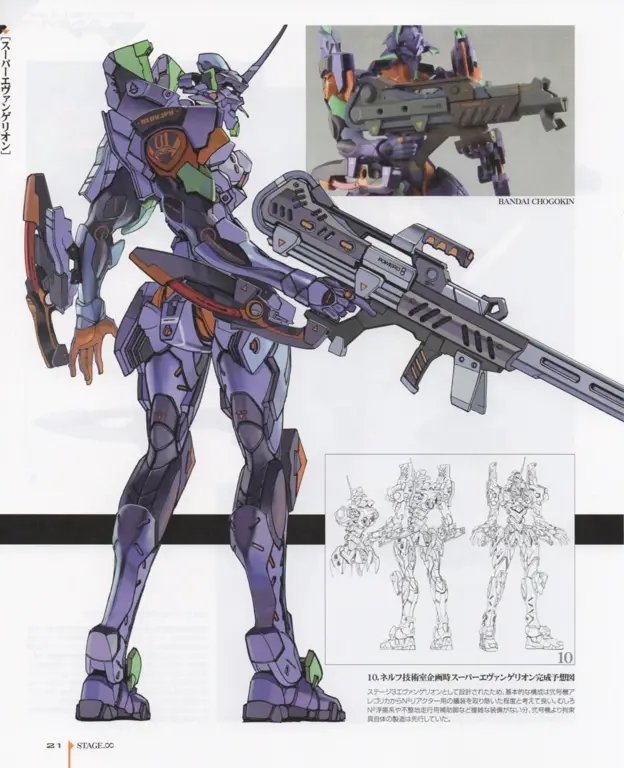 Gambar mecha robot Evangelion