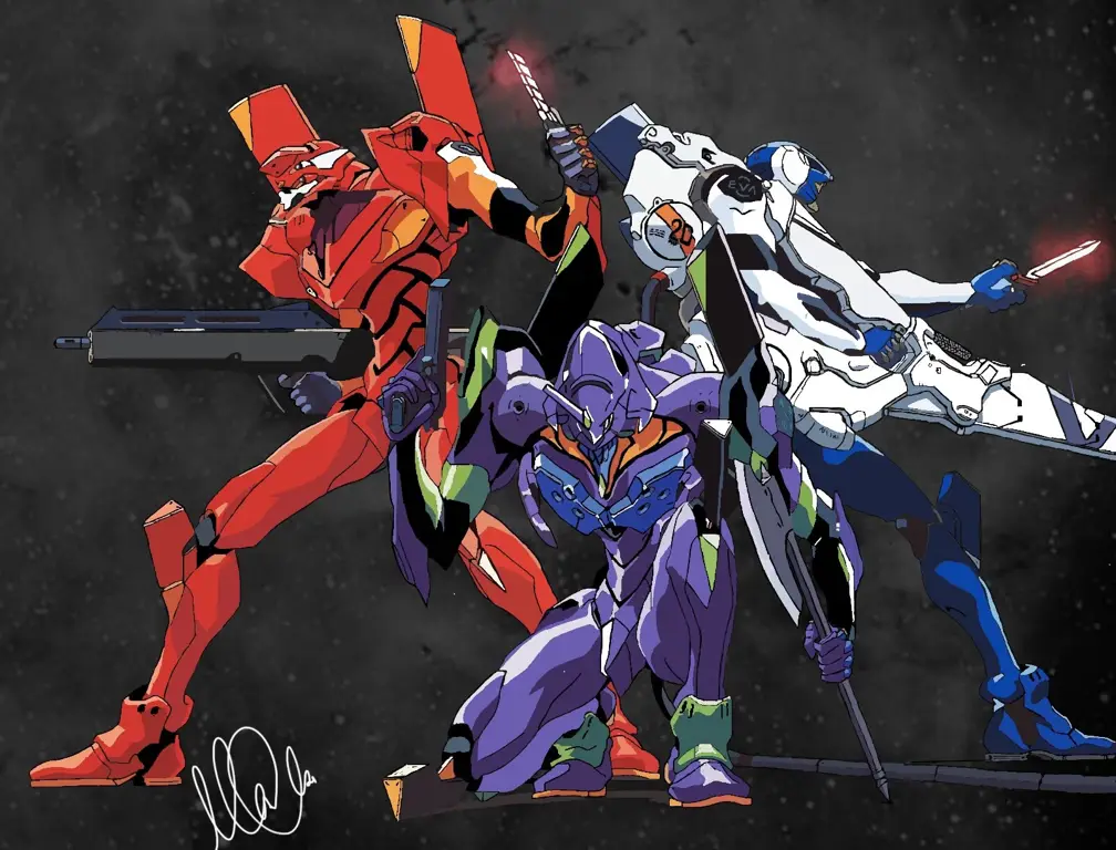 Gambar mecha robot Evangelion