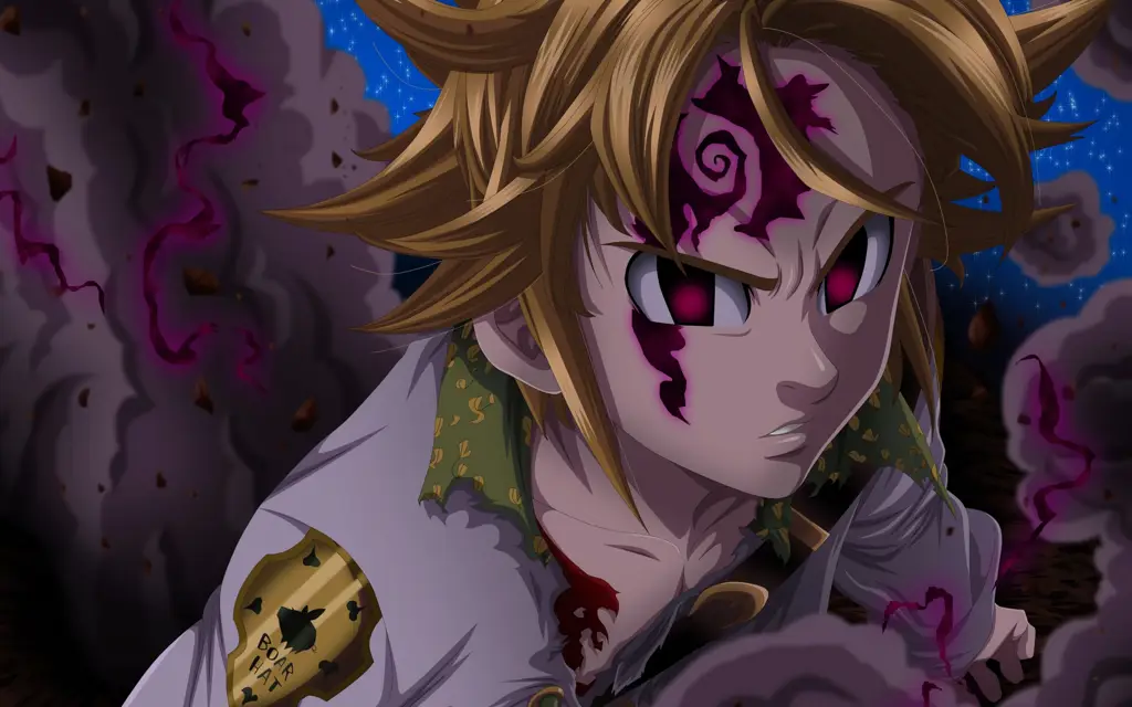 Meliodas, pemimpin dari Tujuh Dosa Mematikan