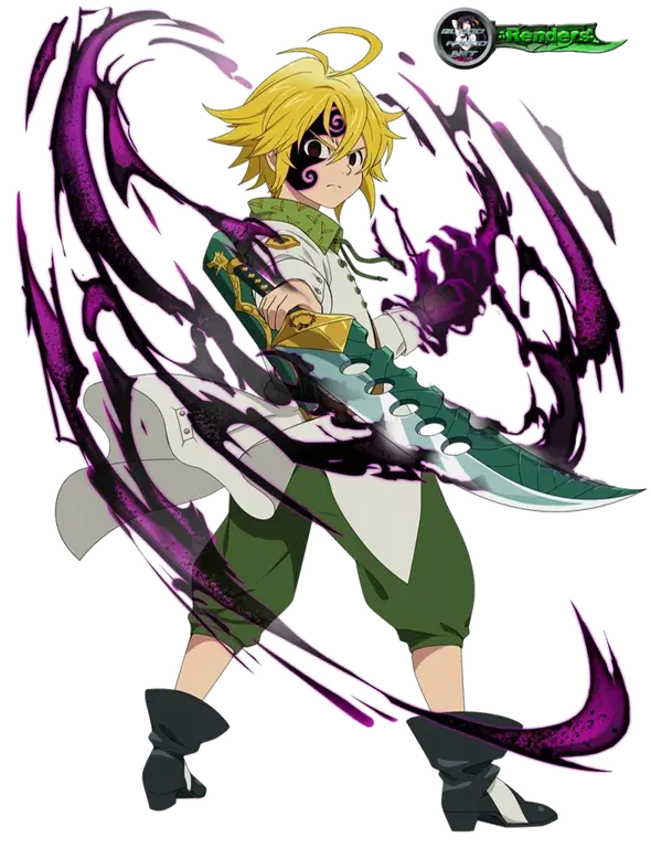 Meliodas, pemimpin dari Tujuh Dosa Mematikan Karakter Meliodas dari The Seven Deadly Sins