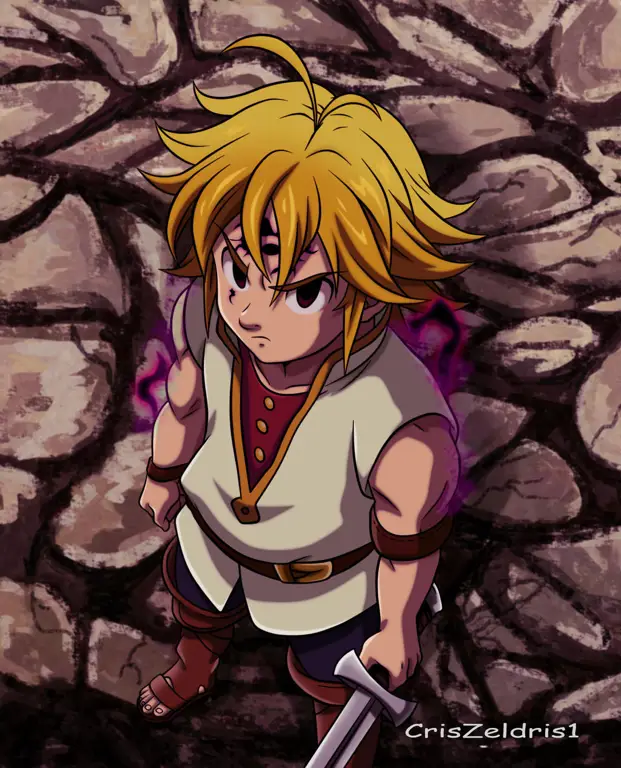 Gambar Meliodas dari Nanatsu no Taizai