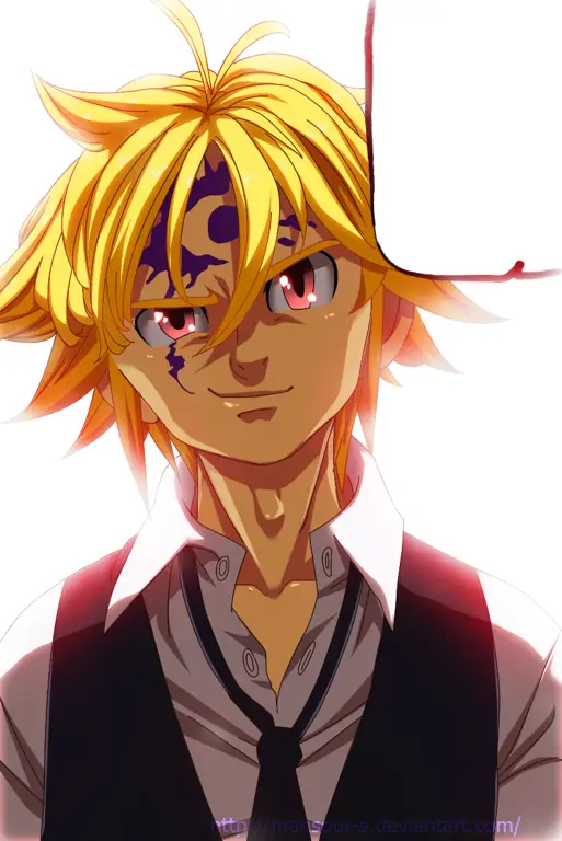 Gambar Meliodas dari Nanatsu no Taizai