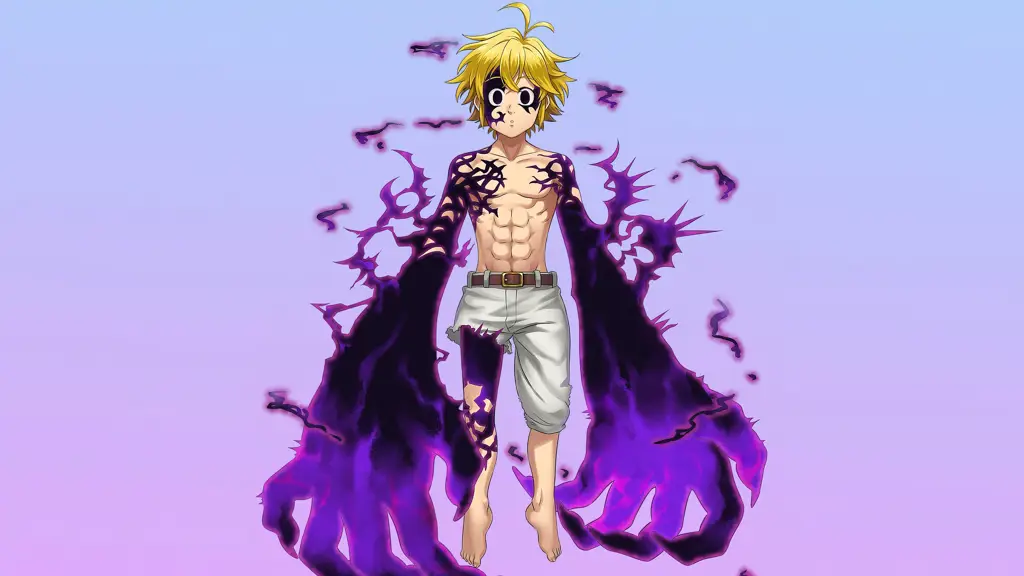 Gambar Meliodas, pemimpin Nanatsu no Taizai