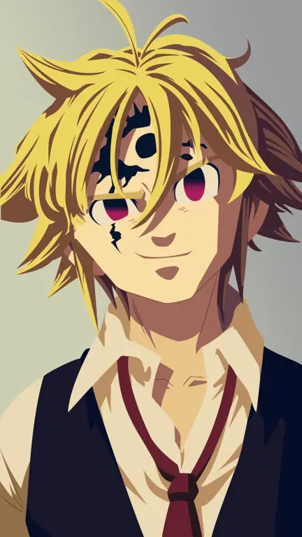 Meliodas, tokoh utama Nanatsu no Taizai Meliodas, pemimpin Tujuh Dosa Maut