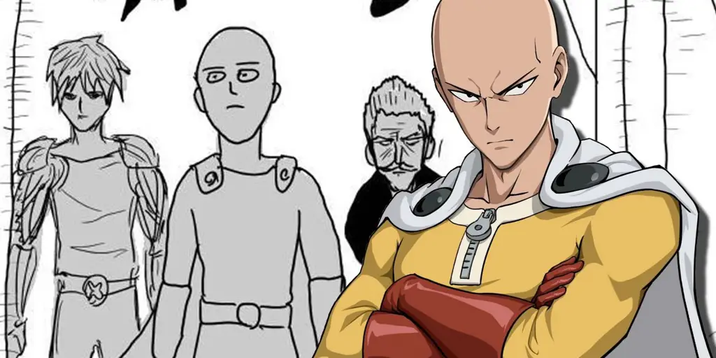 Gambar halaman komik One Punch Man