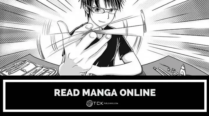 Seseorang yang membaca komik secara online