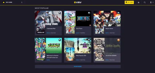 Perbandingan berbagai platform streaming anime